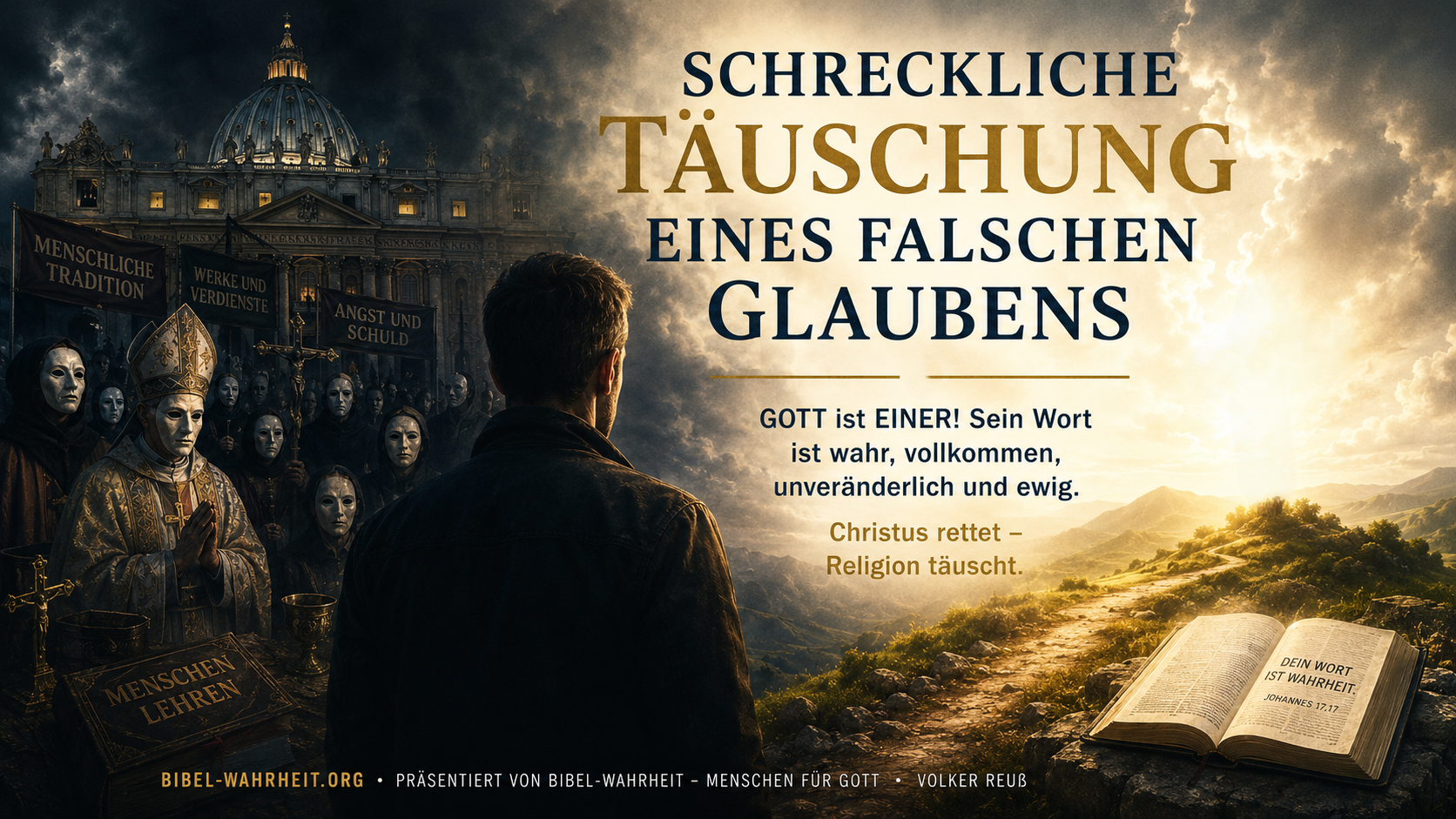 SCHRECKLICHE TÄUSCHUNG EINES FALSCHEN GLAUBENS